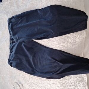 Gap 18 broken in navy khakis pants